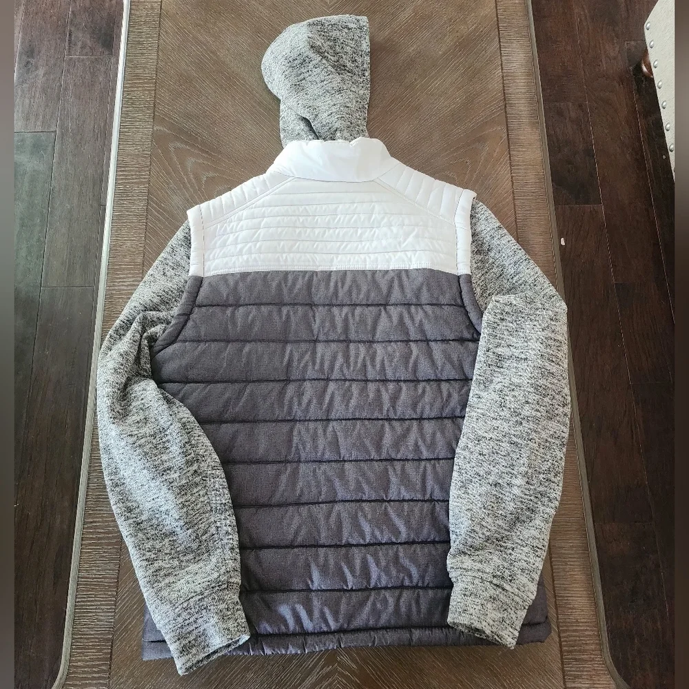 Hard Edge Men's Full Zip Hooded Jacket - Picture 3 of 6